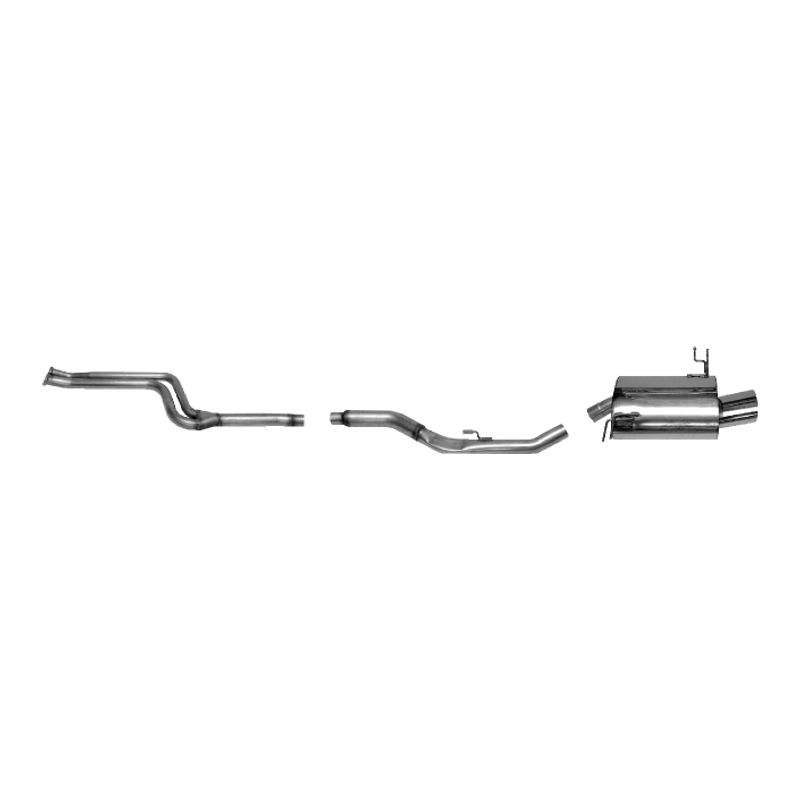 BMW Z3 Roadster - Bastuck Performance Auspuff Anlage 1 X Ø 153x95mm - Bild 1